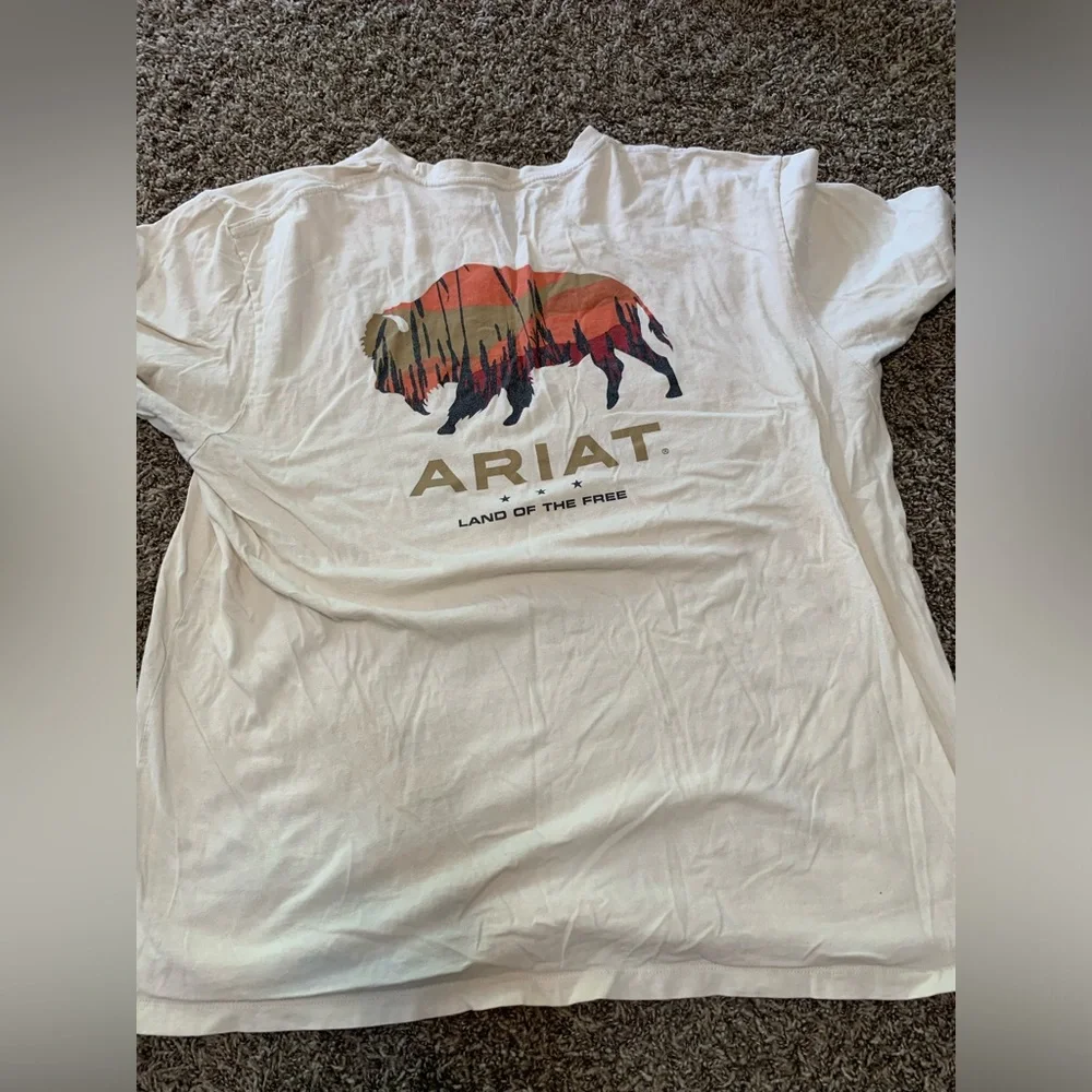 Men’s XXL ARIAT Buckle short sleeve tshirt